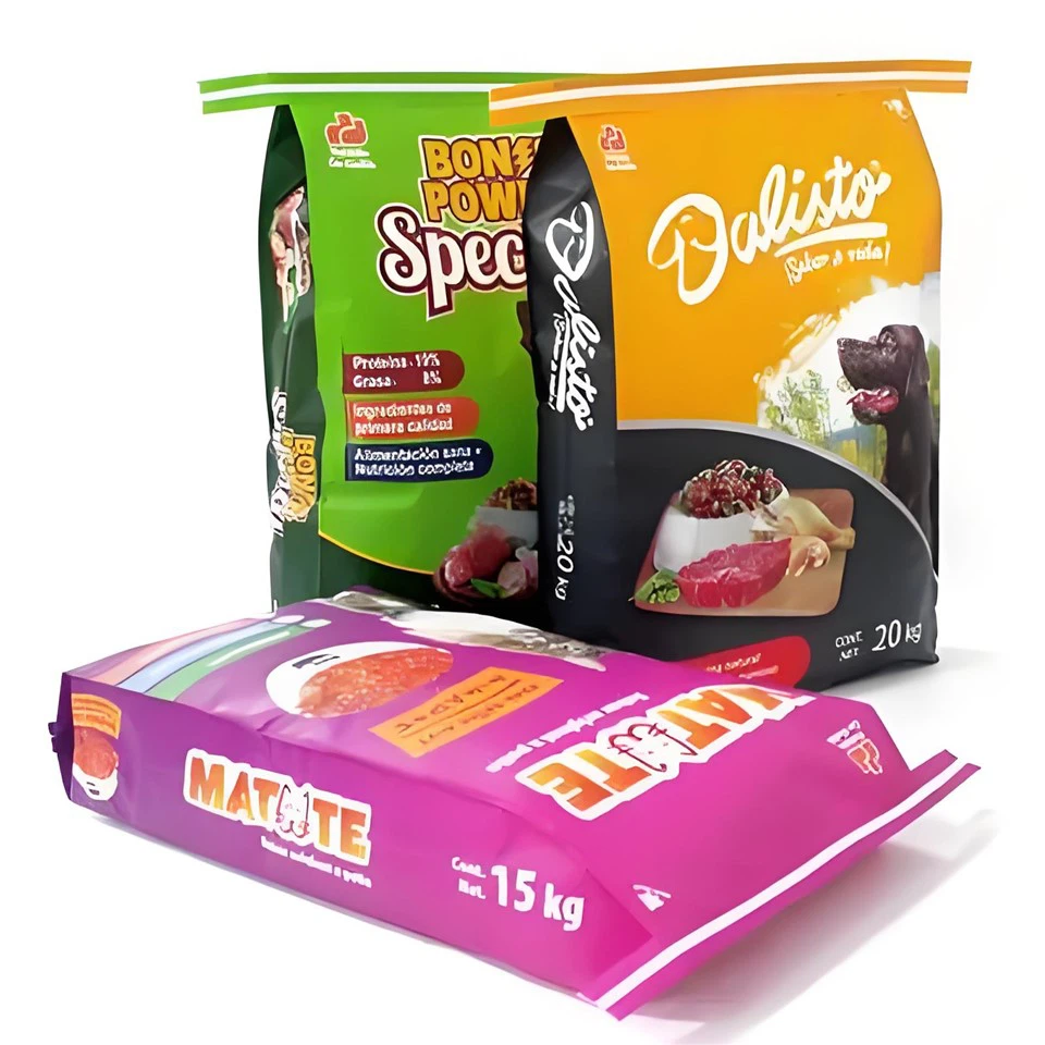 Premium PP gewebte Bopp Laminierte Tiernahrungsbeutel von PP